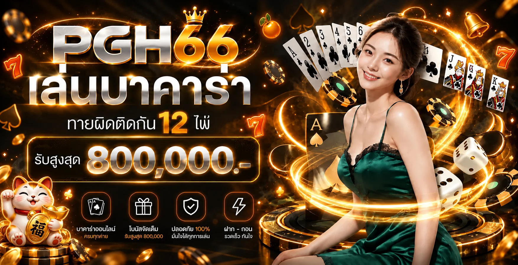 แบนเนอร์บาคาร่า PGH66 พร้อมข้อมูลการเล่นอย่างมีขอบเขต